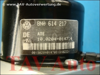ABS/EDS Hydraulic unit Audi 8N0-614-217 8N0-907-379-A Ate 10020401474 10094903763