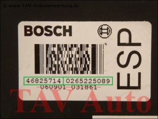 ABS/ESP Hydraulic unit 46825714 Bosch 0-265-225-089 0-265-950-037 Fiat Stilo