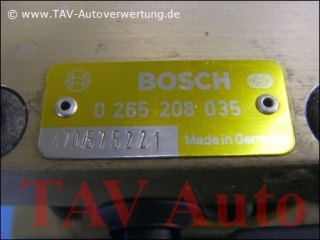 ABS Hydraulic unit Bosch 0-265-208-035 Peugeot 306 Citroen ZX