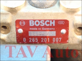 ABS Hydraulic unit Bosch 0-265-201-007 34-51-1-154-159 BMW 5 E28