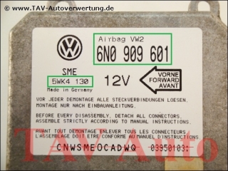 Air Bag VW2 control unit VW 6N0-909-601 Siemens 5WK4-130