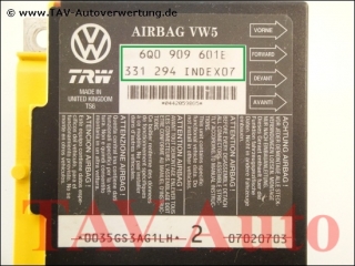 Air Bag VW5 control unit VW 6Q0-909-601-E TRW 331-294 Index-07