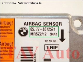 Air Bag control unit BMW 65778372521 Temic MRSZ2/12 9441 1NF Sensor