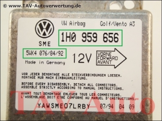 Air Bag control unit VW 1H0-959-656 Siemens 5WK4-076-84-92