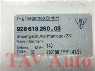 Control unit alarm system 928-618-260.00 & central locking Porsche 928618260.00