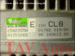 Lichtmaschine Valeo CL8 2542355A A13VI262 9618961380 436642 12V/80A Citroen Peugeot