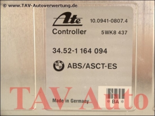 ABS/ASCT-ES Control unit 34521164094 Ate 10094108074 5WK8-437 BMW E36 Z3