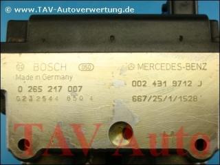 ABS/ASR Hydraulic unit Mercedes-Benz A 002-431-9712 Bosch 0-265-217-007