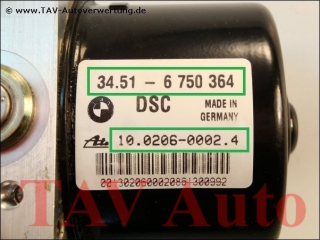 ABS/DSC-3 Hydraulic unit BMW 34516750364 6756292 Ate 10020600024 10096008073