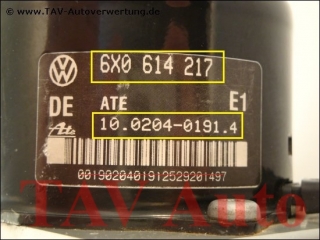ABS/EDS Hydraulic unit VW 6X0-614-217 6X0-907-379-C Ate 10020401914 10094903493