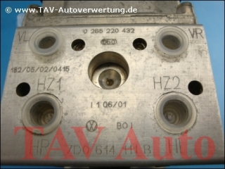 ABS/EDS Hydraulic unit VW T4 7D0-614-111-B Bosch 0-265-220-432 0-273-004-211