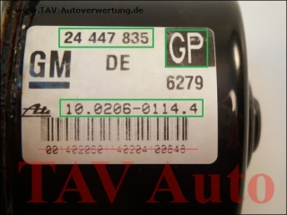 ABS/ESP Hydraulic unit Opel GM 24-447-835 GP Ate 10020601144 10096005253