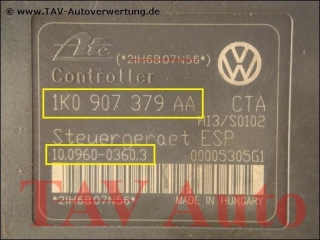 ABS/ESP Hydraulic unit VW 1K0-614-518 1K0-907-379-AA Ate 10039933384 10096003603