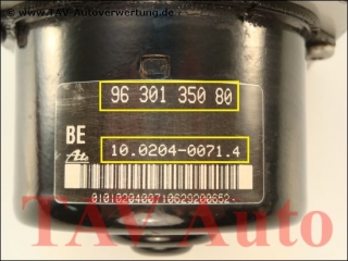 ABS Hydraulic unit 96-301-350-80 962-862-638-B Ate 10020400714 10094811033 Peugeot 206
