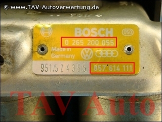 ABS Hydraulic unit Audi VW 857-614-111 Bosch 0-265-200-055