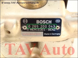 ABS Hydraulikblock Bosch 0265200043 Mercedes-Benz A 0024311512