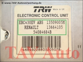 ABS Hydraulik-Aggregat Renault 7701060941 Opel 93183139 TRW 14151401 EBC430EV 13509005M 13664105 54084684B