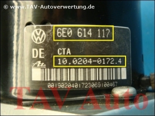 ABS Hydraulic unit VW 6E0-614-117 6E0-907-379 Ate 10020401724 10094903223