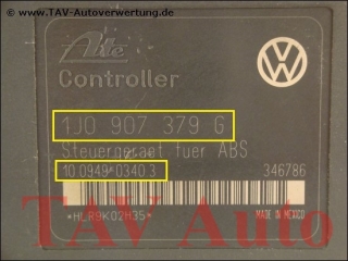 ABS Hydraulic unit VW 7M0-614-111-AE 1J0-907-379-G Ford 98VW-2L580-AD Ate 10020401924 10094903403