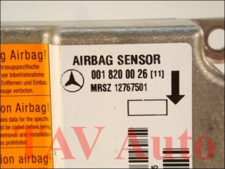 Air Bag Sensor Mercedes A 001-820-00-26 [11] MRSZ-12767501 Temic