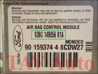 Air Bag control module 93BG14B056B1A CDW27 7085573 Ford Mondeo