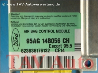 Air Bag control module 95AG14B056CH CE14 95AG14K152CH Ford Escort 95.5 Express