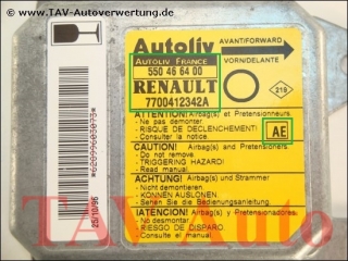 Air Bag control unit 7700-412-342-A Autoliv 550-46-64-00 AE Renault Twingo
