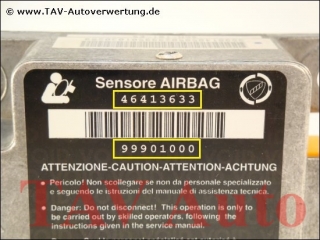 Air Bag control unit Fiat 46413633 99901000 Brava Bravo 0046413633