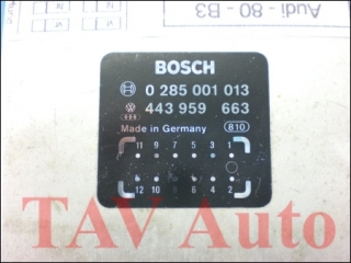 Airbag Spannungswandler Audi 443959663 Bosch 0285001013