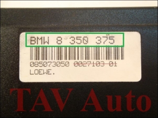 Lampenkontroll-Modul LKM ECE-B BMW 6135-8350375 085073050 Loewe 593-362