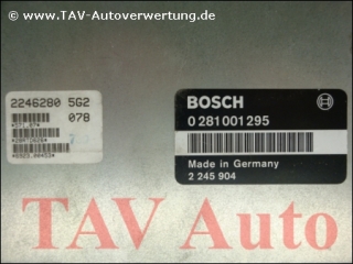 Engine control unit Bosch 0-281-001-295 BMW 2-245-904 2-246-280 5G2 28RTD626