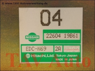 Engine control unit 2260419B61 04 Hitachi EDCN69-2A Nissan Micra K10 MA12S