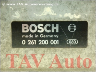 Engine control unit BMW Bosch 0-261-200-001 (E24) 633CSi (E23) 732i 733i