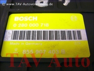 Engine control unit Bosch 0-280-000-718 Audi VW 855-907-403-B 28RT7131
