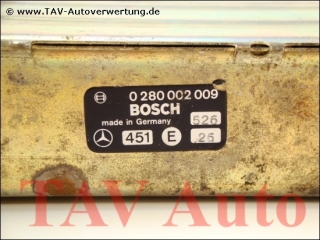 Engine control unit Bosch 0-280-002-009 451-E-26 Mercedes A 000-545-55-32