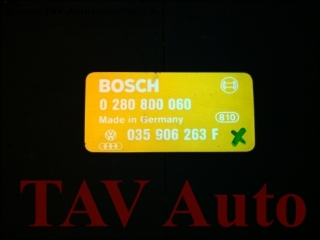 Engine control unit Bosch 0-280-800-060 Audi VW 035-906-263-F
