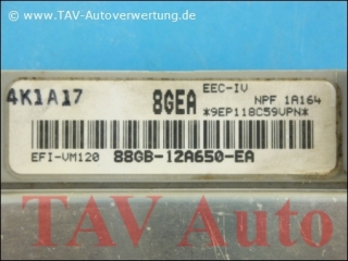 Engine control unit Ford 88GB12A650EA 8GEA EFIVM120 EECIV