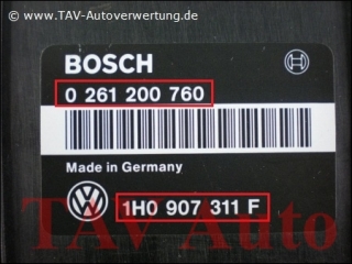 Engine control unit Bosch 0-261-200-760 1H0-907-311-F 26SA2231 VW Golf Vento AAM