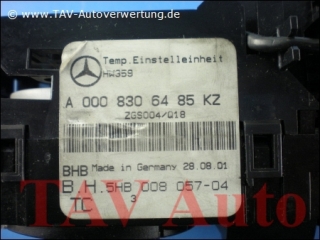 Bedienteil Heizung Mercedes-Benz A 0008306485 KZ Hella 5HB008057-04 Vito Sprinter