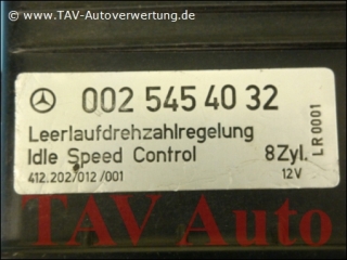 Leerlaufdrehzahlregelung A 0025454032 VDO 412.202/012/001 12V 8Zyl Mercedes-Benz 