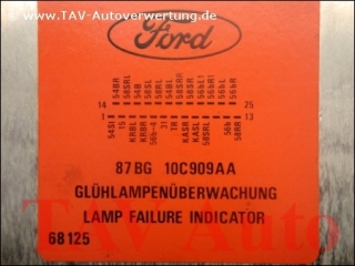 Lamp failure indicator Ford 87BG10C909AA 68125