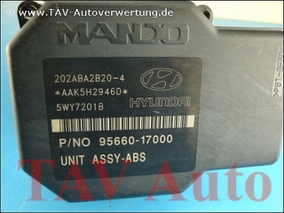 NEU! ABS Hydraulik-Aggregat Hyundai 58910-17310 95660-17000 Mando BH60102000 Matrix