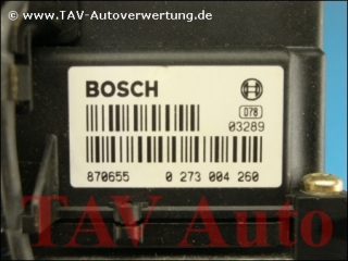 New! ABS/ASR Hydraulic unit Ford 99VB2C219BB Bosch 0-265-220-468 0-273-004-260