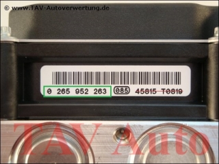 New! ABS Hydraulic unit Audi 8T0-614-517-K 8T0-907-379-G Bosch 0-265-239-523 0-265-952-263