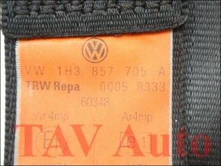 Sicherheitsgurt mit Gurtstraffer V.L. 1H3857705A TRW Repa 0005 8333 VW Golf III 