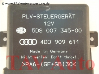 PLV-Steuergeraet Audi 4D0909611 Hella 5DS007345-00 5DS007345-01