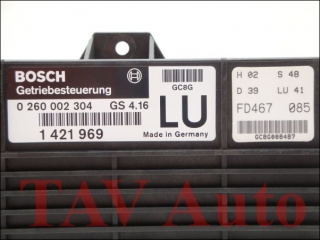 Transmission control unit Bosch 0-260-002-304 1-421-969 LU GS-4.16 BMW E36 316i 24-61-1-421-970