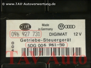 Transmission control unit VW 096-927-731-AA Hella 5DG-006-961-50